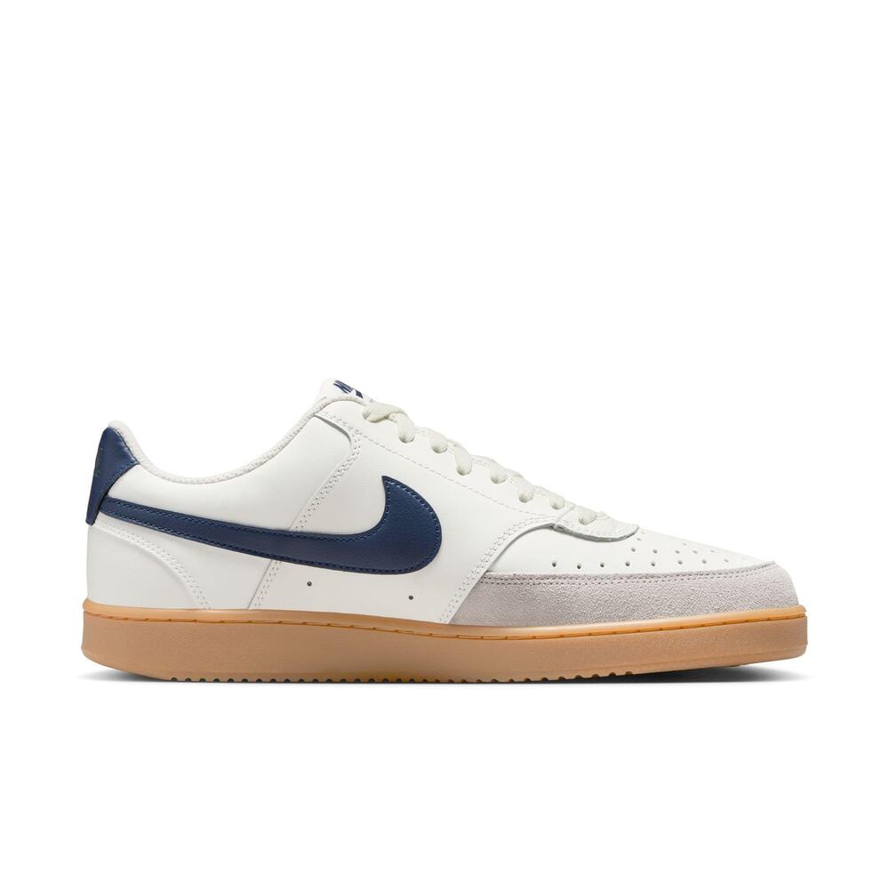 NWT Nike Men’s Court Vision Lo Sneakers Sail Midnight Navy Gum Size 10